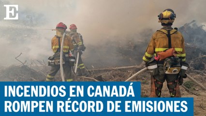 Los incendios en Canadá dejan emisiones récord