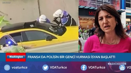 Fransa'da polisin bir genci vurması isyan başlattı