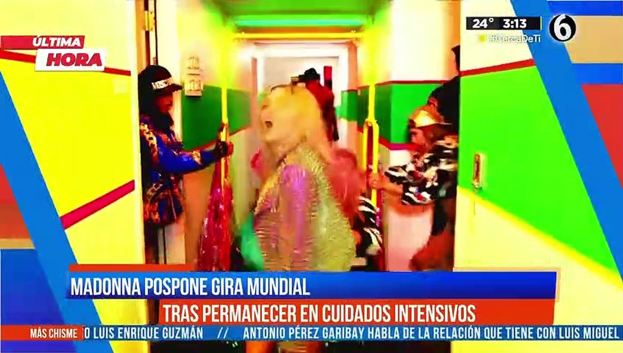 Madonna pospone gira mundial tras ser hospitalizada