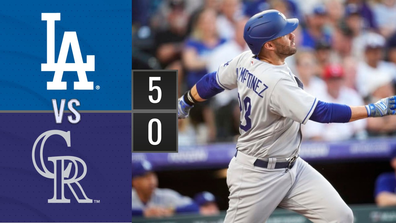 Resúmen Dodgers de Los Ángeles vs Rockies de Colorado | MLB 27-06-2023