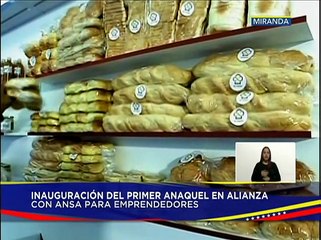 Gob. de Miranda inaugura el primer anaquel para emprendedores en alianza con ANSA
