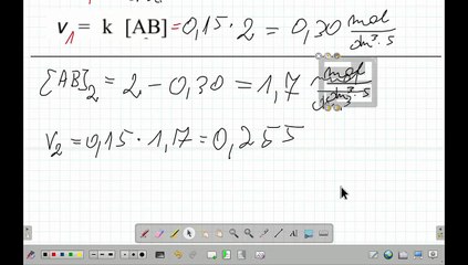 UBYTEK REAGENTA W CZASIE PO 1s,2s,3s. ZADANIE 4 UMCS 2019 KWIECIEŃ SZYBKOŚĆ.#chemia #chemistry #cke