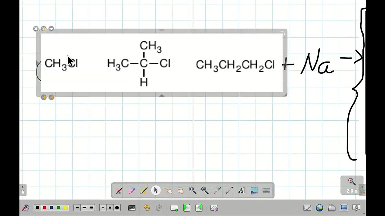 SYNTEZA WURTZA. ZADANIE 37 UMCS 2018 KWIECIEŃ #chemia #chemistry