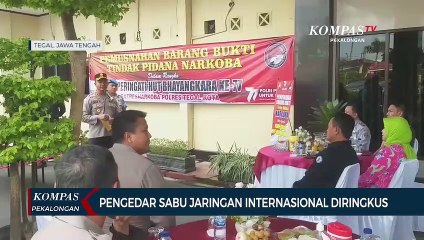 Pengungkapan Pengedar Sabu Internasional oleh Satres Narkoba Polres Tegal