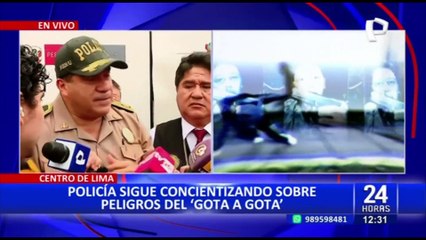 PNP revela que diariamente se registran 36 denuncias por extorsión