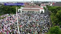 Momen Jokowi Salat Iduladha di Gedung Agung Yogyakarta, Terbuka untuk Umum