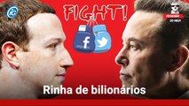 Musk e Zuckerberg marcaram confronto nos ringues após briga online