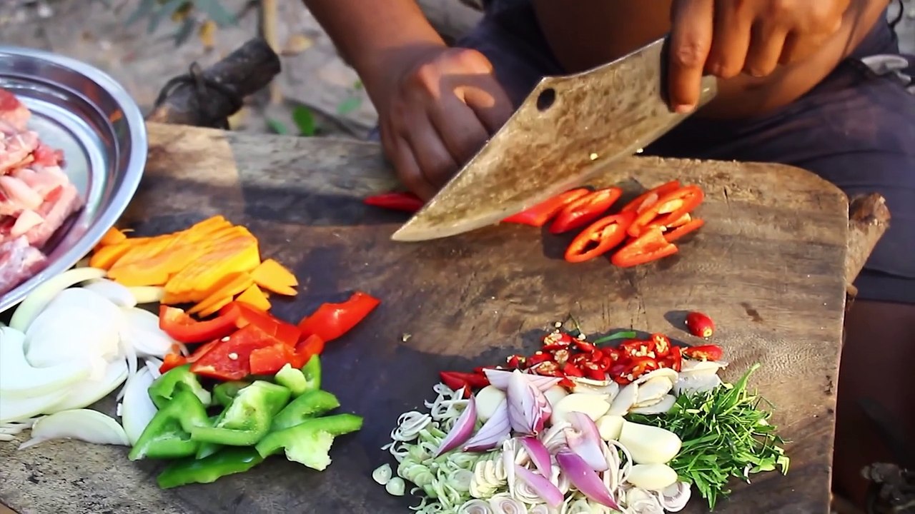 #BestSpicyPorkRibsRice Cooking Spicy Pork Ribs Recipe Eating So Delicious - Cook Pork Ribs BBQ