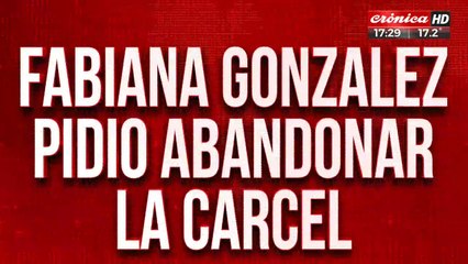 Fabiana González pidió abandonar la cárcel para amamantar a su bebe