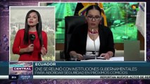 Autoridades ecuatorianas se reúnen para diseñar plan de seguridad de cara a los próximos comicios