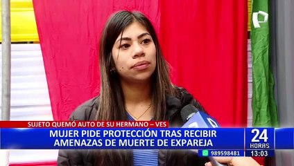 Mujer pide protección tras amenazas de su expareja: "Cualquier día me va a matar"