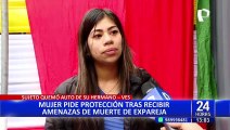 Mujer pide protección tras amenazas de su expareja: 