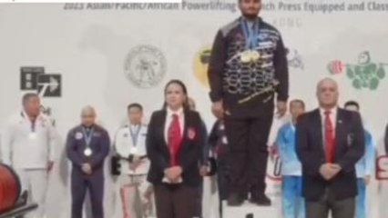 मुरैना के लाल ने बढ़ाया मान, हांगकांग में एशियन पैसेफिक पॉवर लिफ्टिंग में जीता गोल्ड