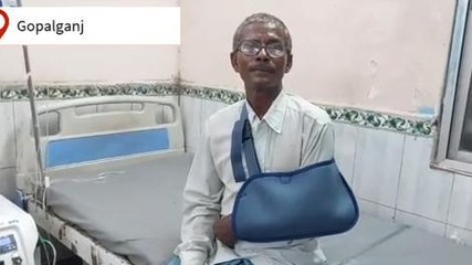 BREAKING: पुलिस की बर्बरता एकबार फिर आया सामने, थानेदार ने बुजुर्ग व्यक्ति को हाथ तोड़ा