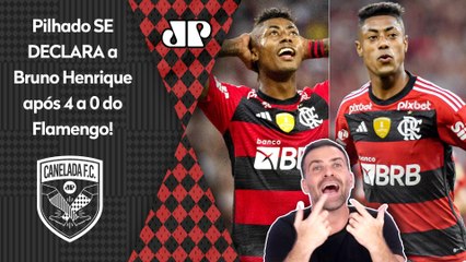"O Bruno Henrique É FO**! Esse cara é um EXEMPLO e PROVA que..." Pilhado SE EXALTA com 4 do Flamengo