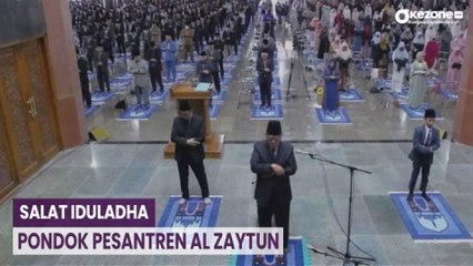 Ribuan Santri dan Pegawai Ponpes Al-Zaytun Laksanakan Salat Iduladha