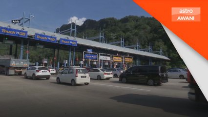 Aliran trafik di beberapa lebuh raya utama meningkat