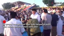 Menhan Prabowo Salat Iduladha Bersama Ribuan Warga Bandung Barat