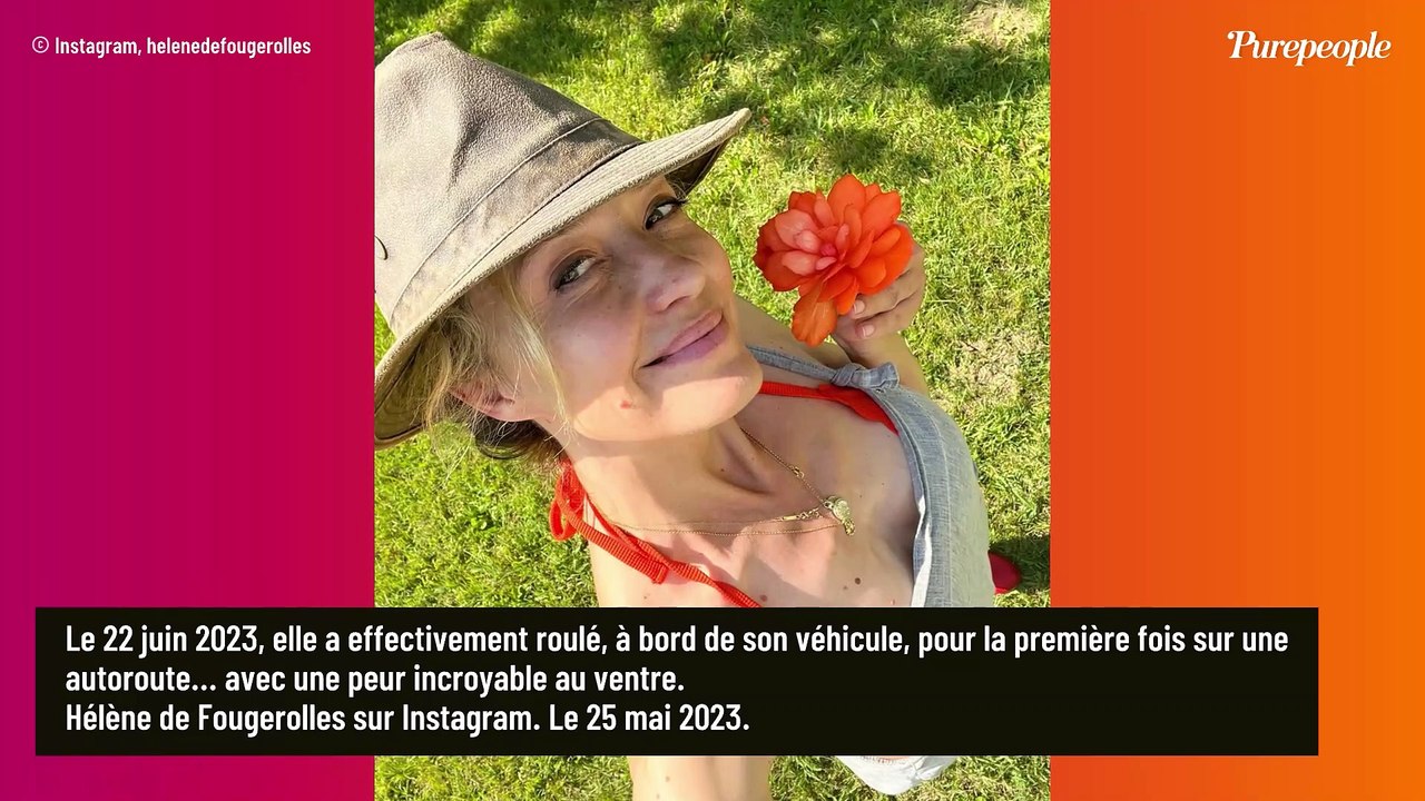 Hélène de Fougerolles terrorisée au volant, elle évoque son enterrement : "J'ai bu une bouteille entière de..."