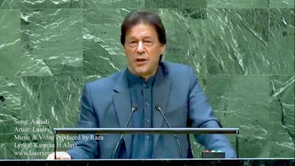 Aazadi | امپورٹڈ حکومت نا منضور | Pakistani Pop Music | Raza | Lasers