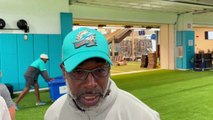 Dolphins CB coach Sam Madison on Nik Needham's Recovery