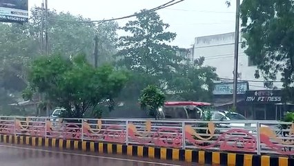 शहर में हुई झमाझम बारिश