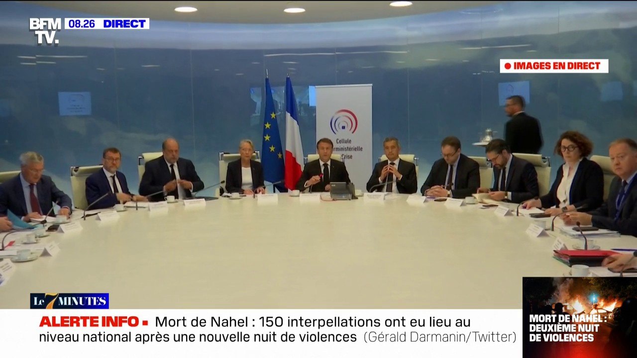 Emmanuel Macron sur les violences urbaines de cette nuit: "Celles-ci sont absolument injustifiables"