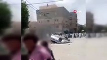 İran’da öfkeli kalabalık polis aracını ateşe verdi: 2 yaralı
