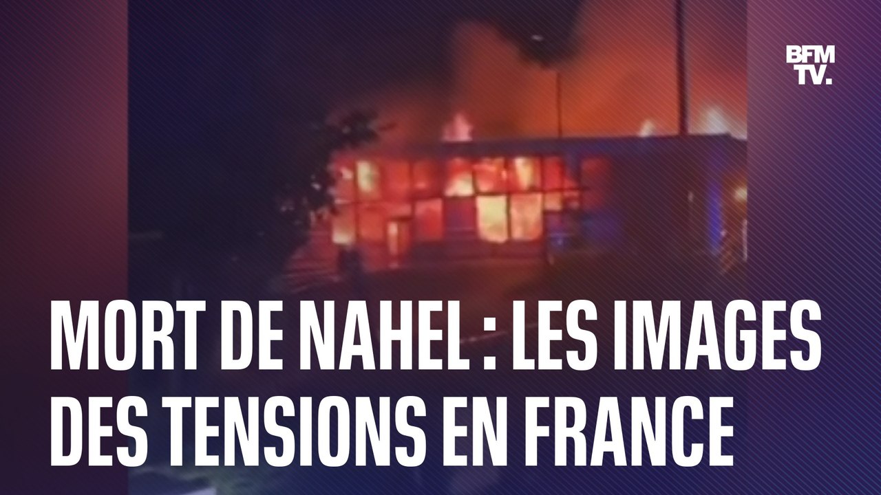 Mort de Nahel: les images de la deuxième nuit de tensions en France