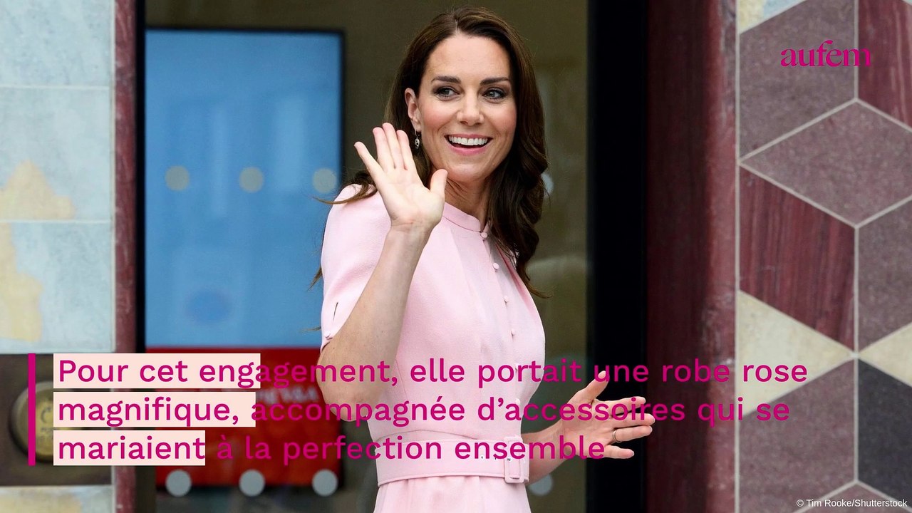 Kate Middleton iconique en rose, son look à plus de 5700 euros surprend