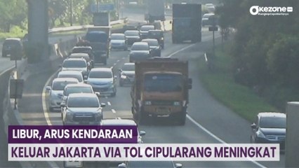 Arus Kendaraan Keluar Jakarta Mulai Meningkat