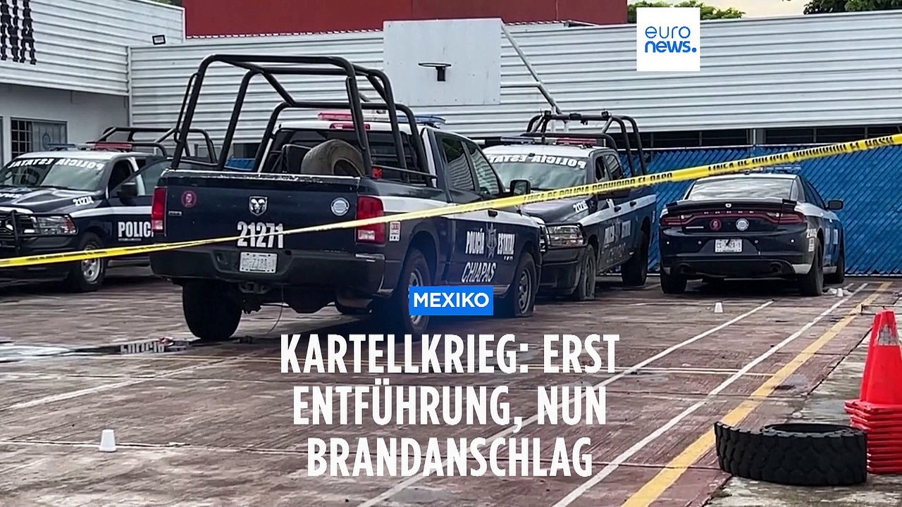 Nach Entführung von 16 Polizisten: Brandanschlag auf Dienststelle