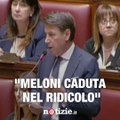 Giuseppe Conte contro Giorgia Meloni: 