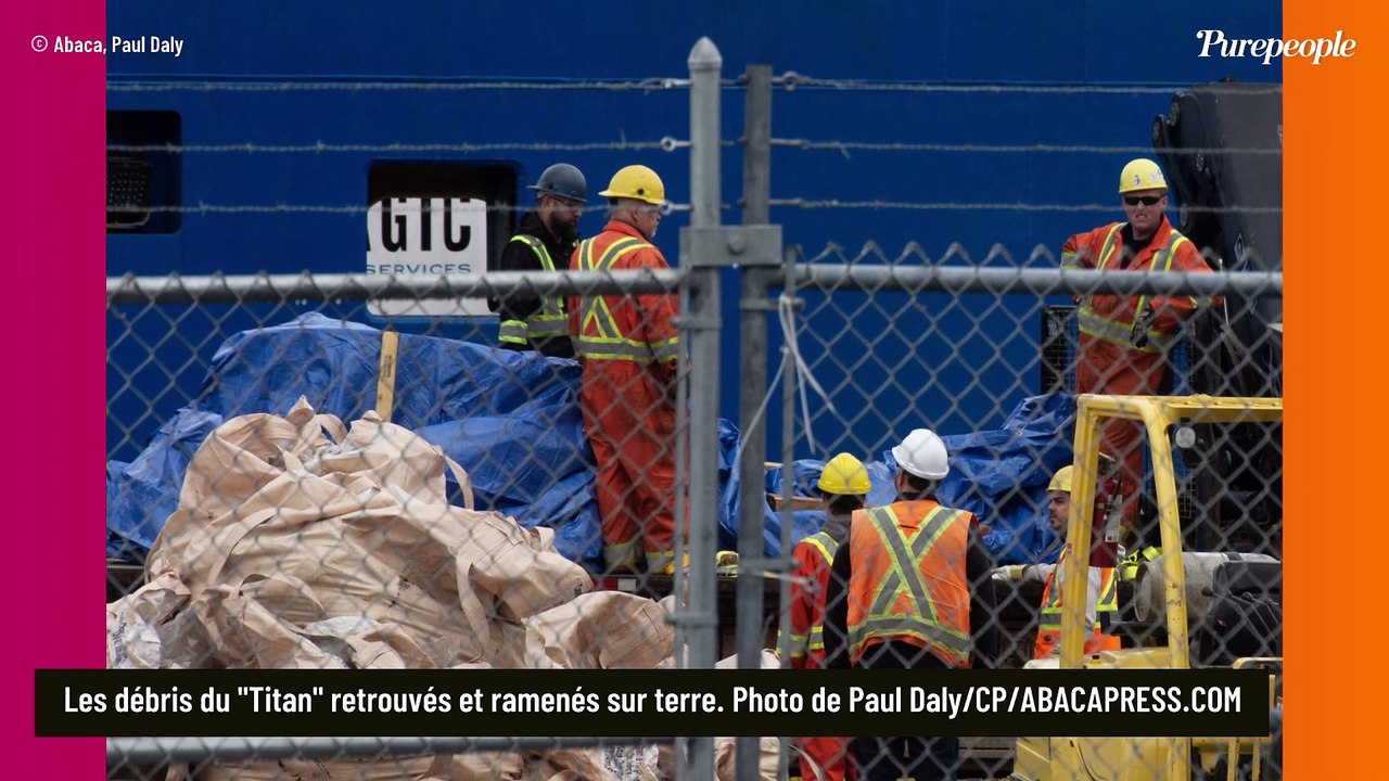 PHOTOS Implosion du sous-marin près du Titanic : des "restes humains présumés" retrouvés avec les débris du Titan