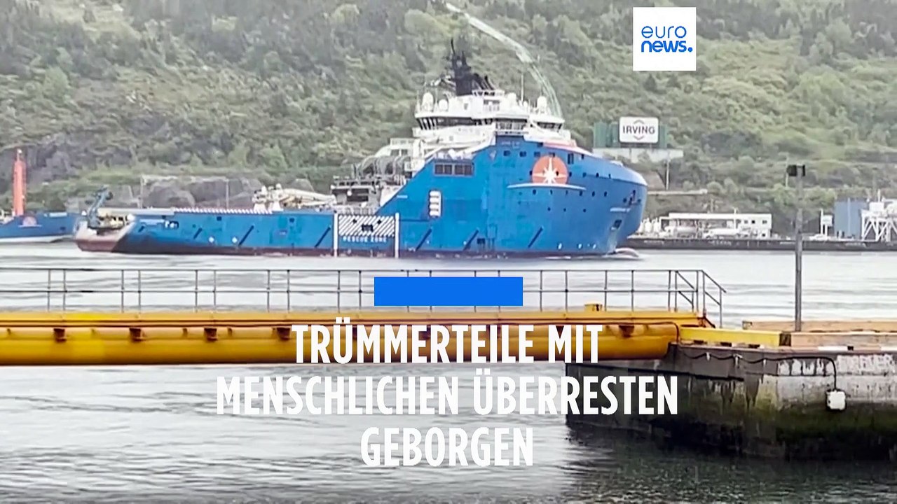 Tauchboot 'Titan': Trümmerteile mit menschlichen Überresten geborgen