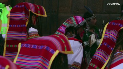 شاهد: البيروفيون يحتفلون بمهرجان الشمس في كوسكو