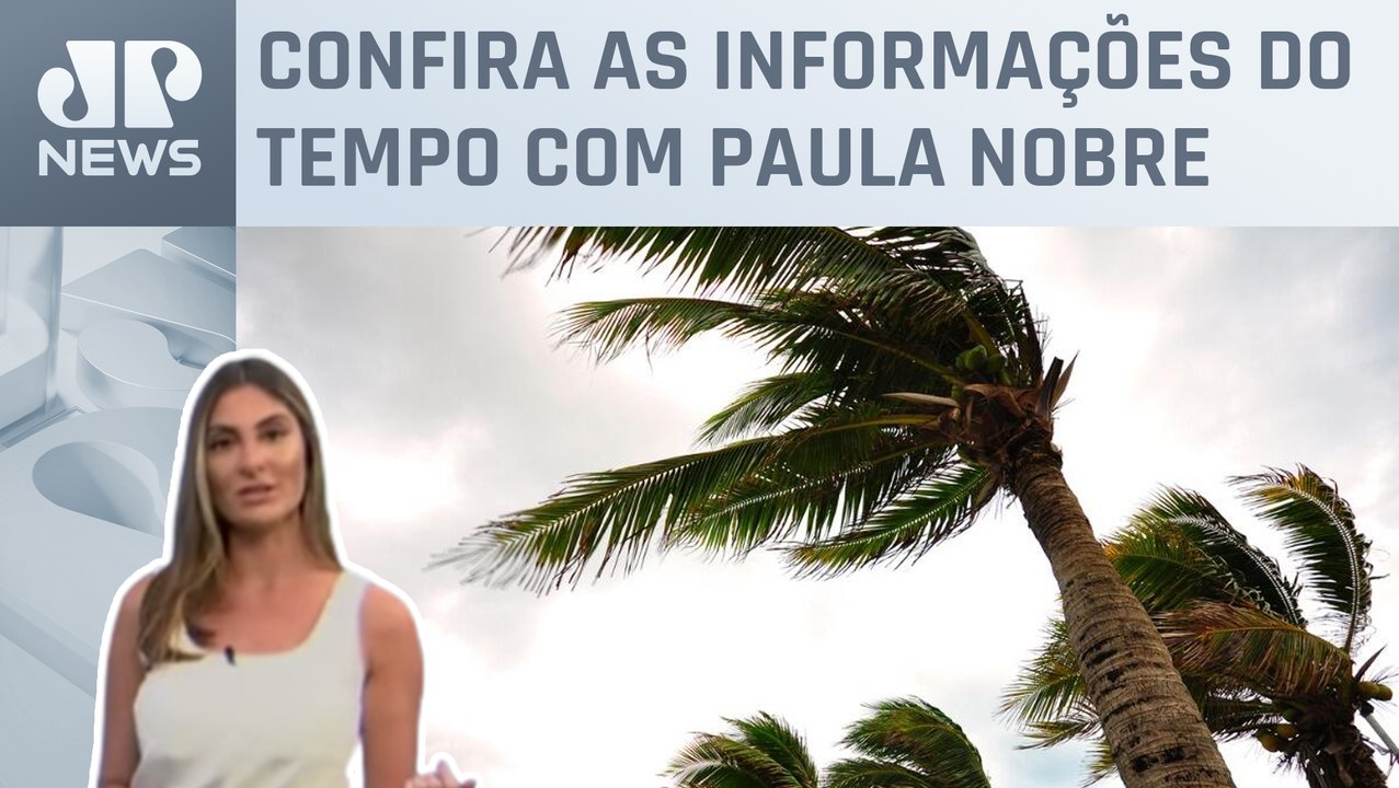 Rajadas de vento e chuva forte no Nordeste | Previsão do Tempo