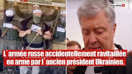 Ukraine : L`armée russe reçoit accidentellement des armes de guerre.
