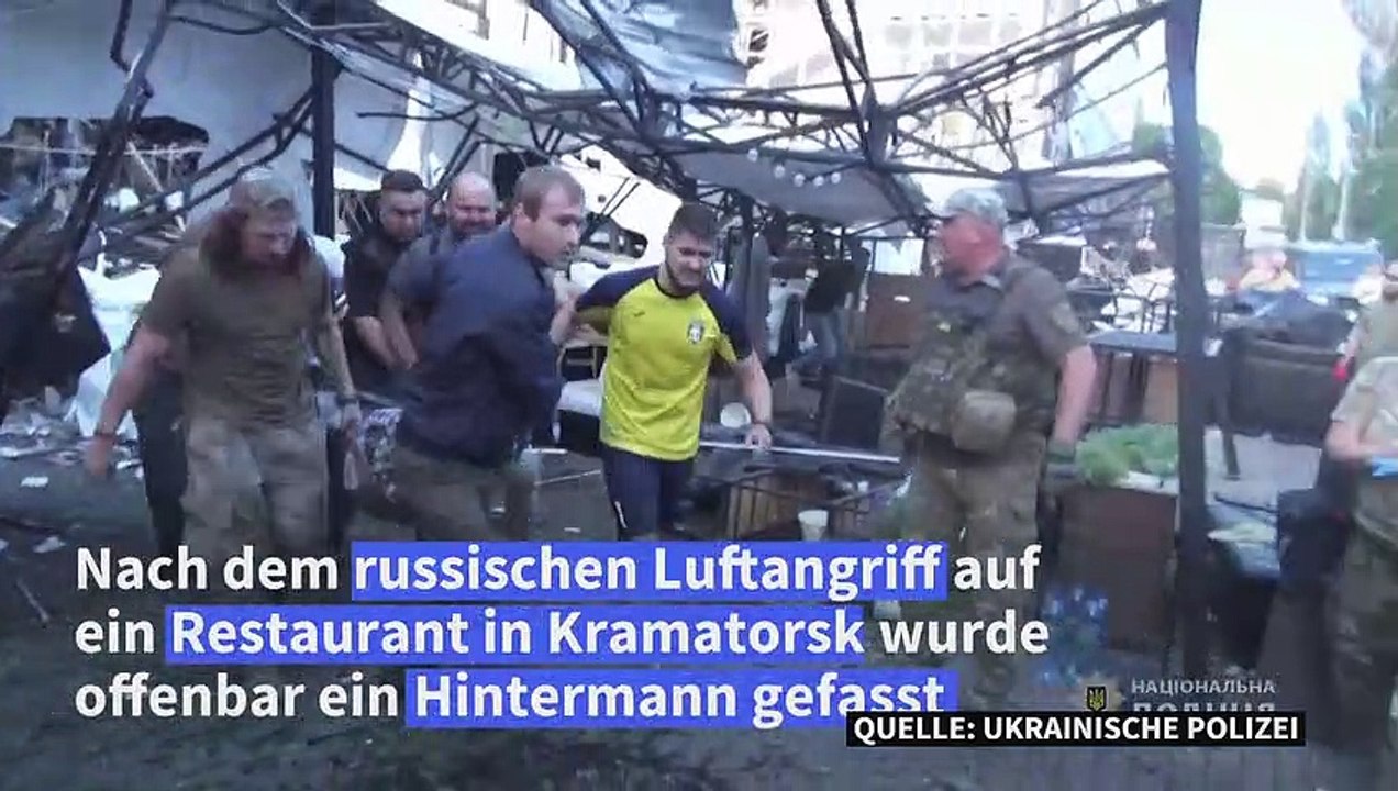 Raketenangriff auf Kramatorsk: Selenskyj gibt Festnahme bekannt