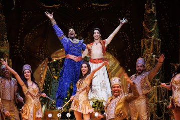 Entrevista Roc Bernadí, Jana Gómez y David Comrie por el musical 'Aladdín'