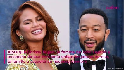 John Legend papa pour la 4e fois : il partage une adorable photo et le prénom de son bébé