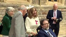 Kate Garraway appears with Derek Draper after receiving MBE