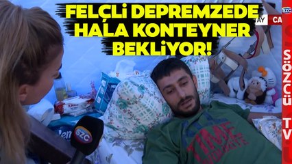 Sadece Adı Bayram! Felçli Depremzede Hala Konteyner Bekliyor!