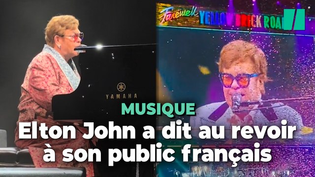 Le concert d’Elton John à l’Accor Arena était son dernier en France après 52 ans de carrière