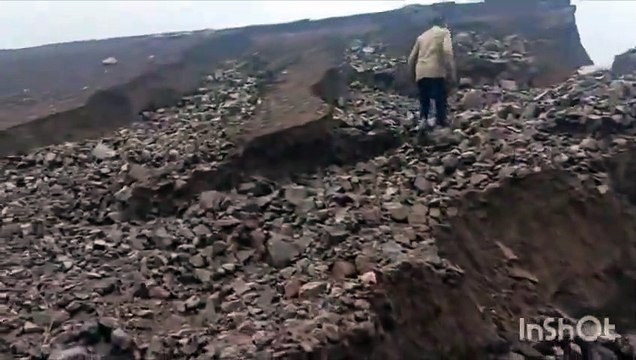 भ्रष्टाचार की भेंट चढ़ा निर्माणाधीन जलाशय, पहली बारिश भी नहीं झेल पाया