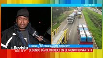 Por segundo día se mantiene el bloqueo en la ruta Santa Cruz- Cochabamba para exigir cambio de jueces