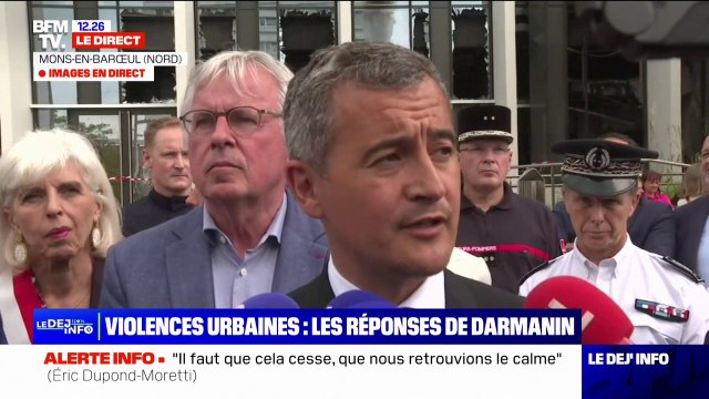 Gérald Darmanin s'adresse aux policiers et gendarmes: Je suis à leurs côtés