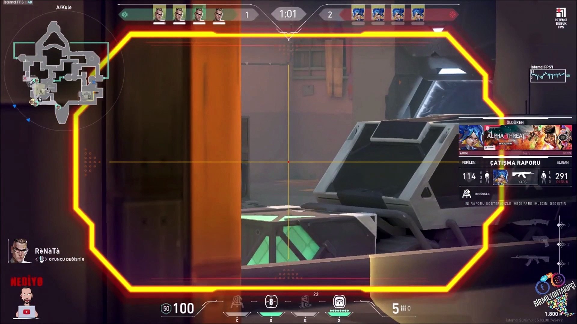 Valorant Kopya Mod Kaybettik. #valorantclips #valorant