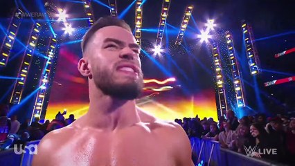 Austin Theory Entrance as US Champion: WWE Raw, Dec. 5, 2022