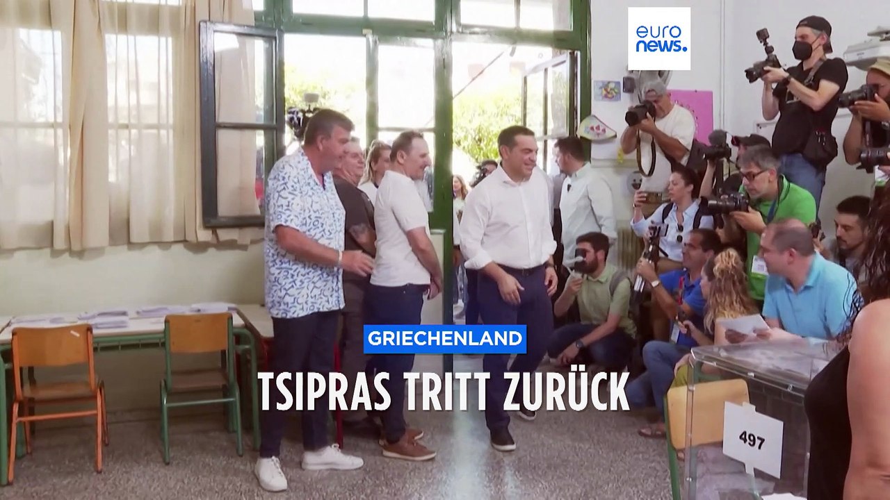 Griechenland: Tsipras erklärt seinen Rücktritt